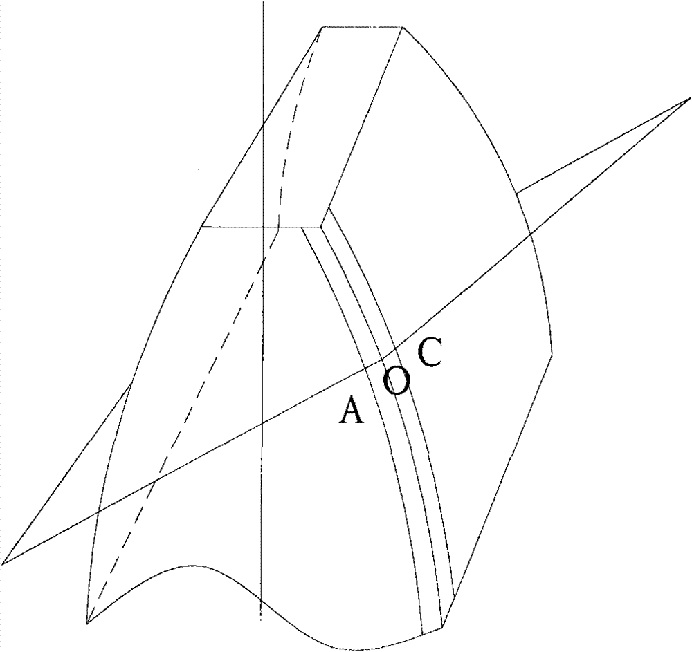 Machining method of negative chamfer of hard tooth-surface pinion cutter