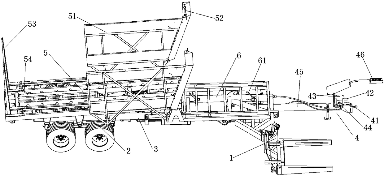 Rectangular bale picking and stacking machine