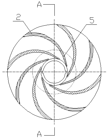 A low specific speed impeller structure and its processing method