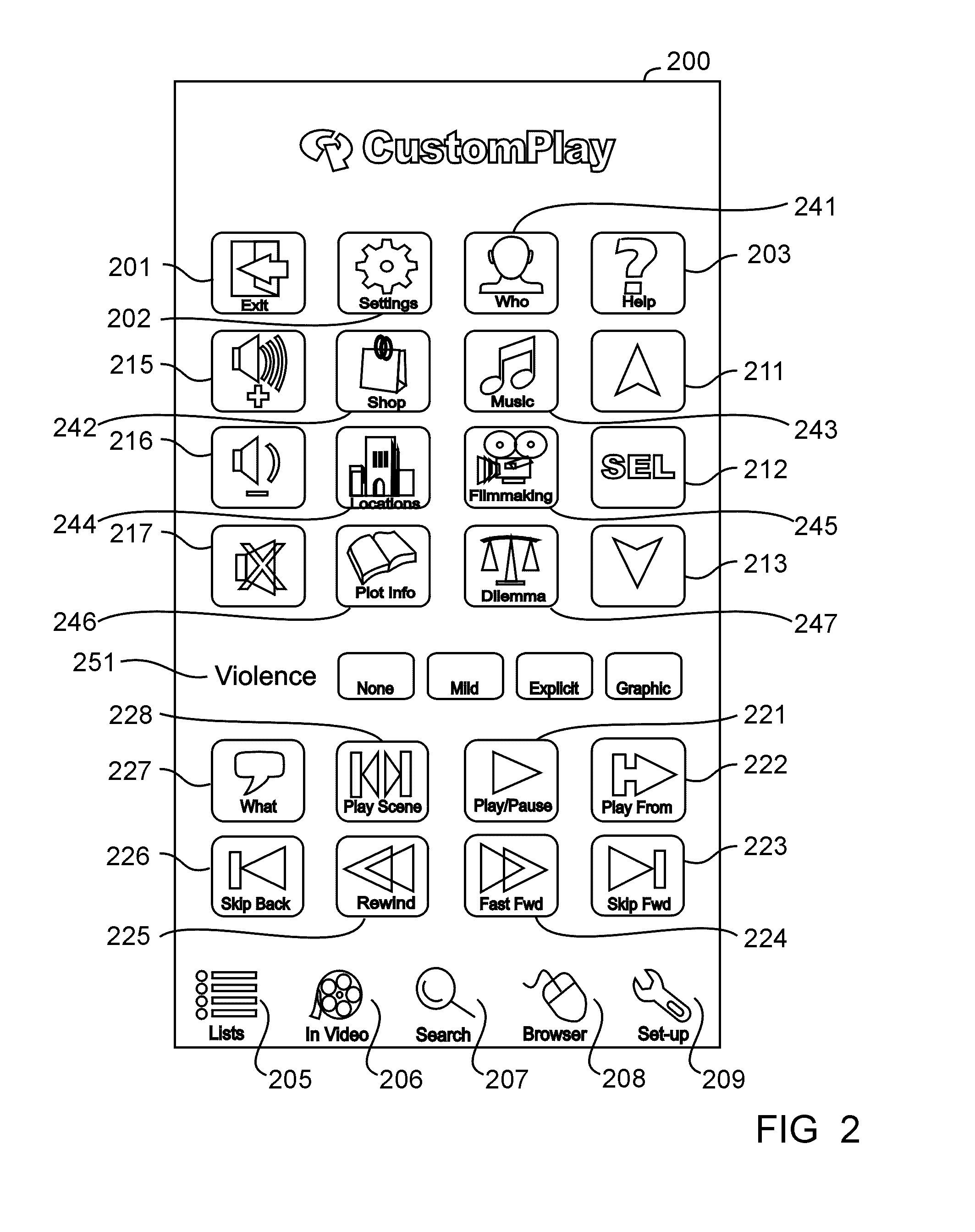 Second screen shopping function