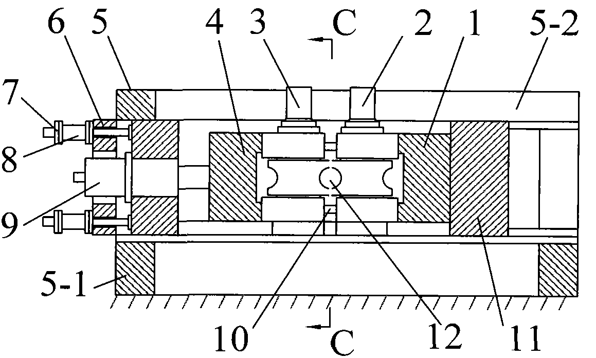 Two roller upright rolling mill