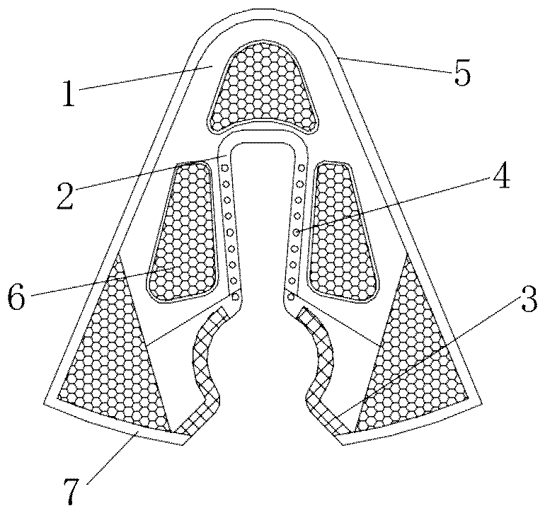 Stereoscopically formed vamp and processing technology