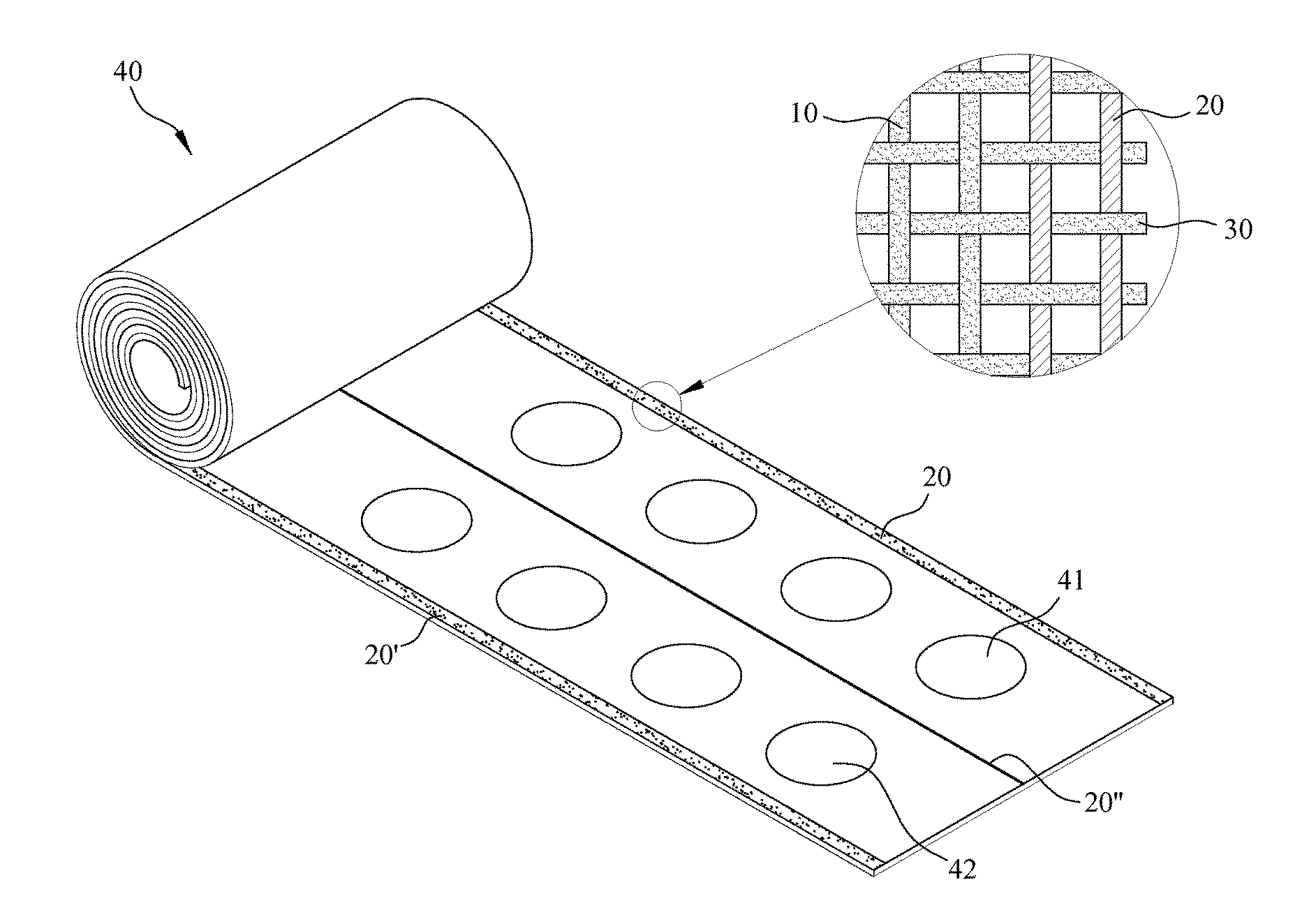 Speaker diaphragm fabric and manufacturing method thereof