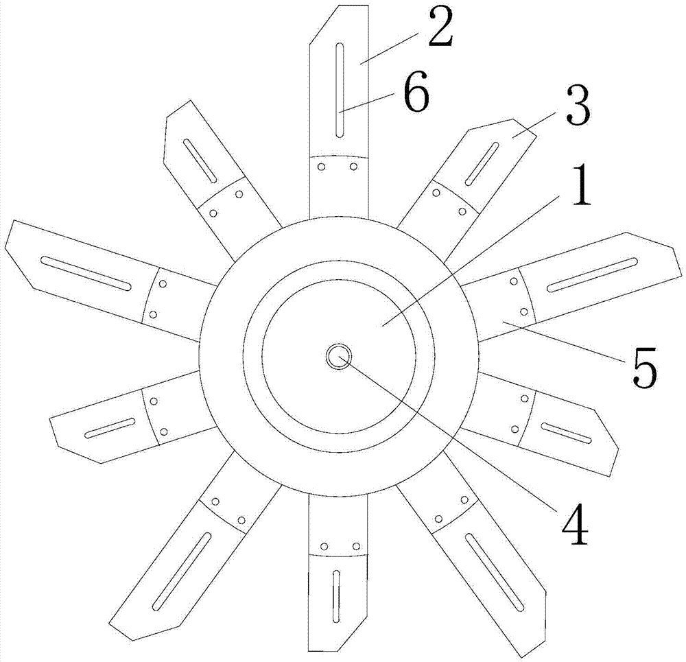 Automobile fan impeller