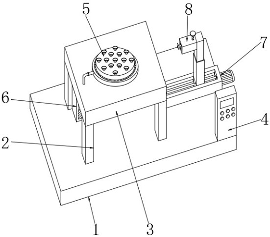 A high-efficiency edging system suitable for round glass production