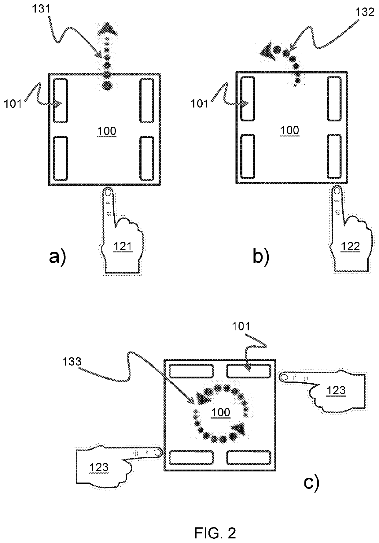 Control system for self-moving platforms