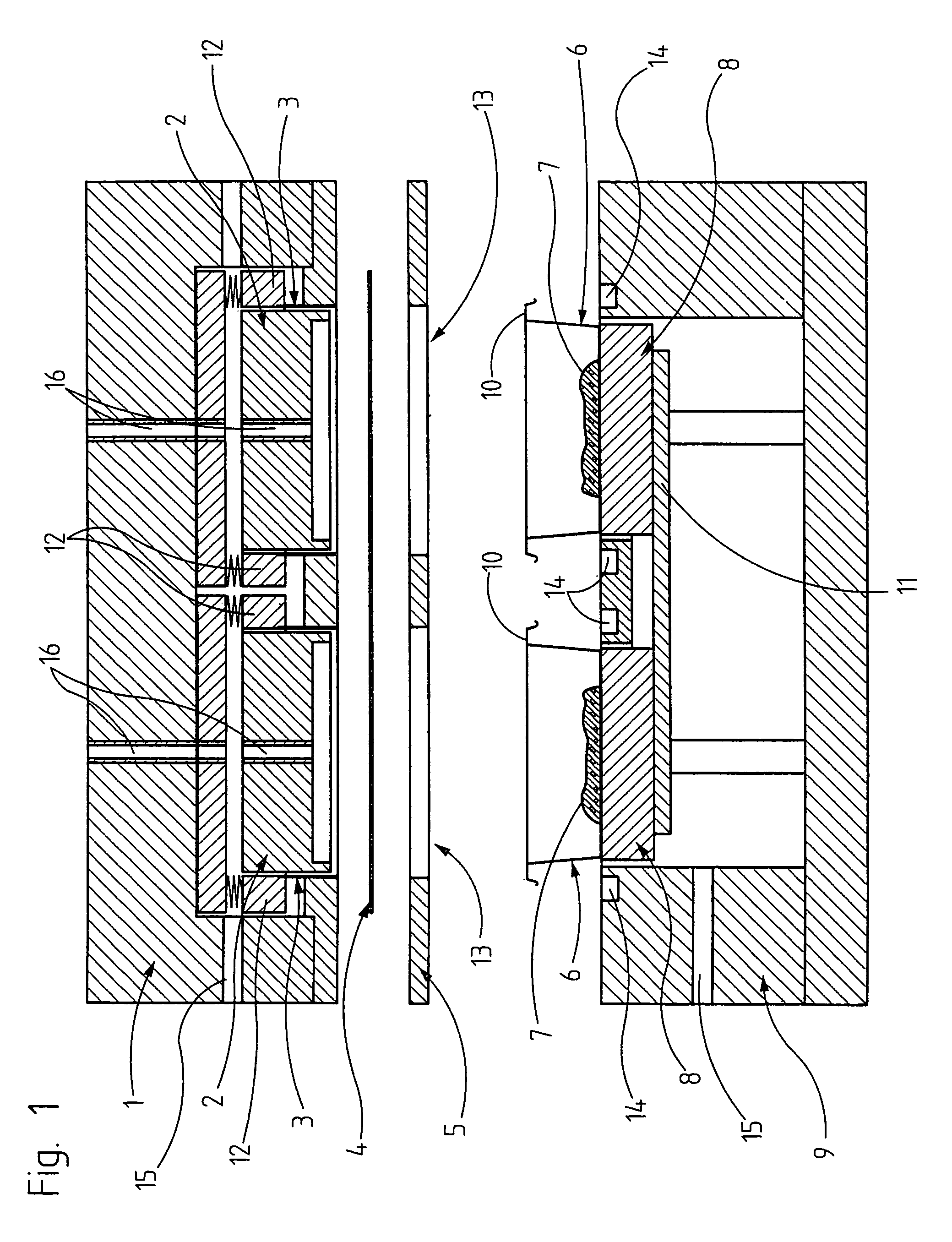 Method for the gastight packaging of objects using a film material fitting tightly on the objects and a device for the gastight packaging of objects