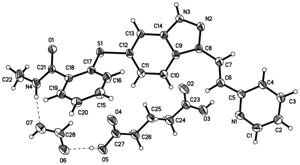 Axitinib and glutaric acid eutectic crystal