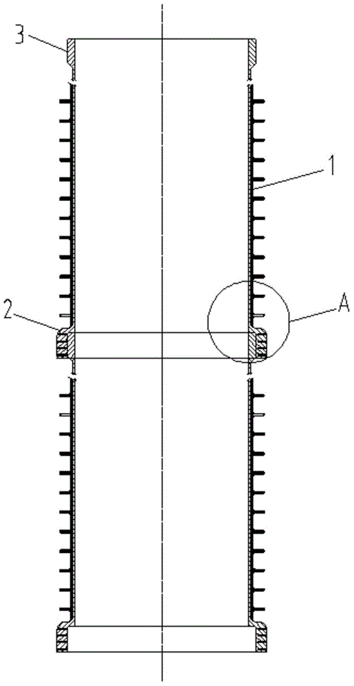 Plastic steel winding pipe