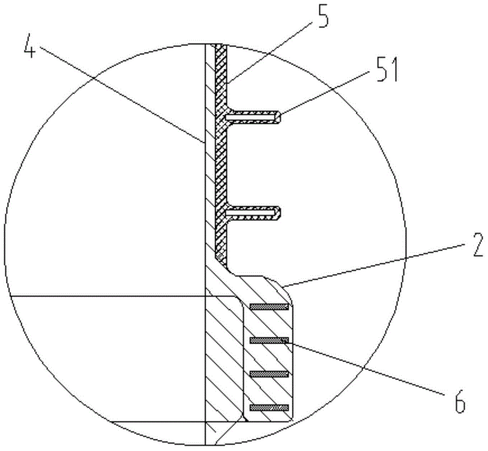 Plastic steel winding pipe