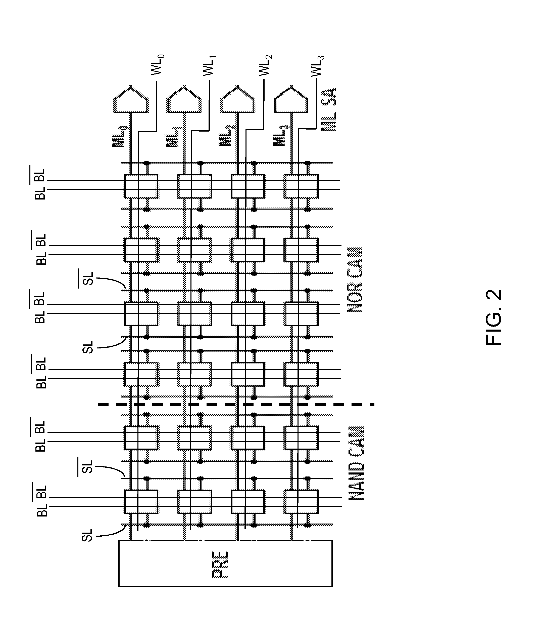 Self-reconfigurable address decoder for associative index extended caches