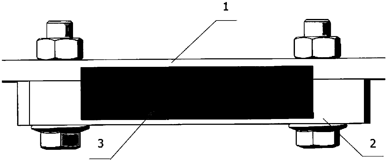 Suspension bracket device of electric suspension test bed