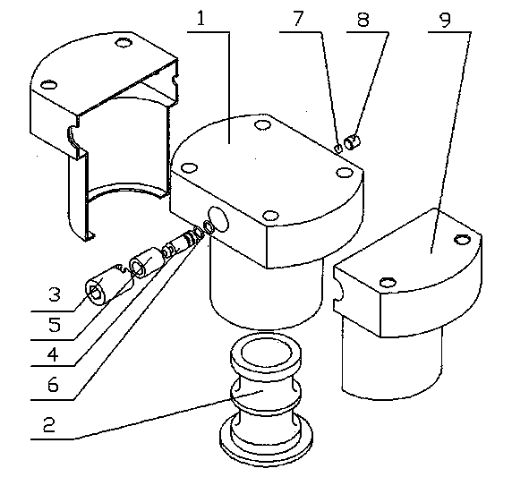 Fluid plastic thin-wall elastic sleeve clamp with magnetic isolation performance