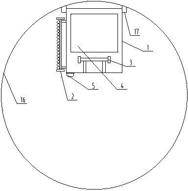 Tower drum internal integration truss device and installation method thereof