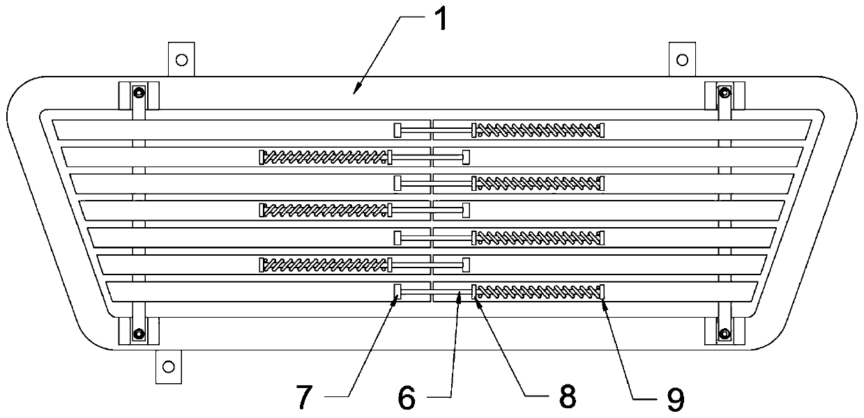 High-strength environmentally-friendly automobile grille decorative strip