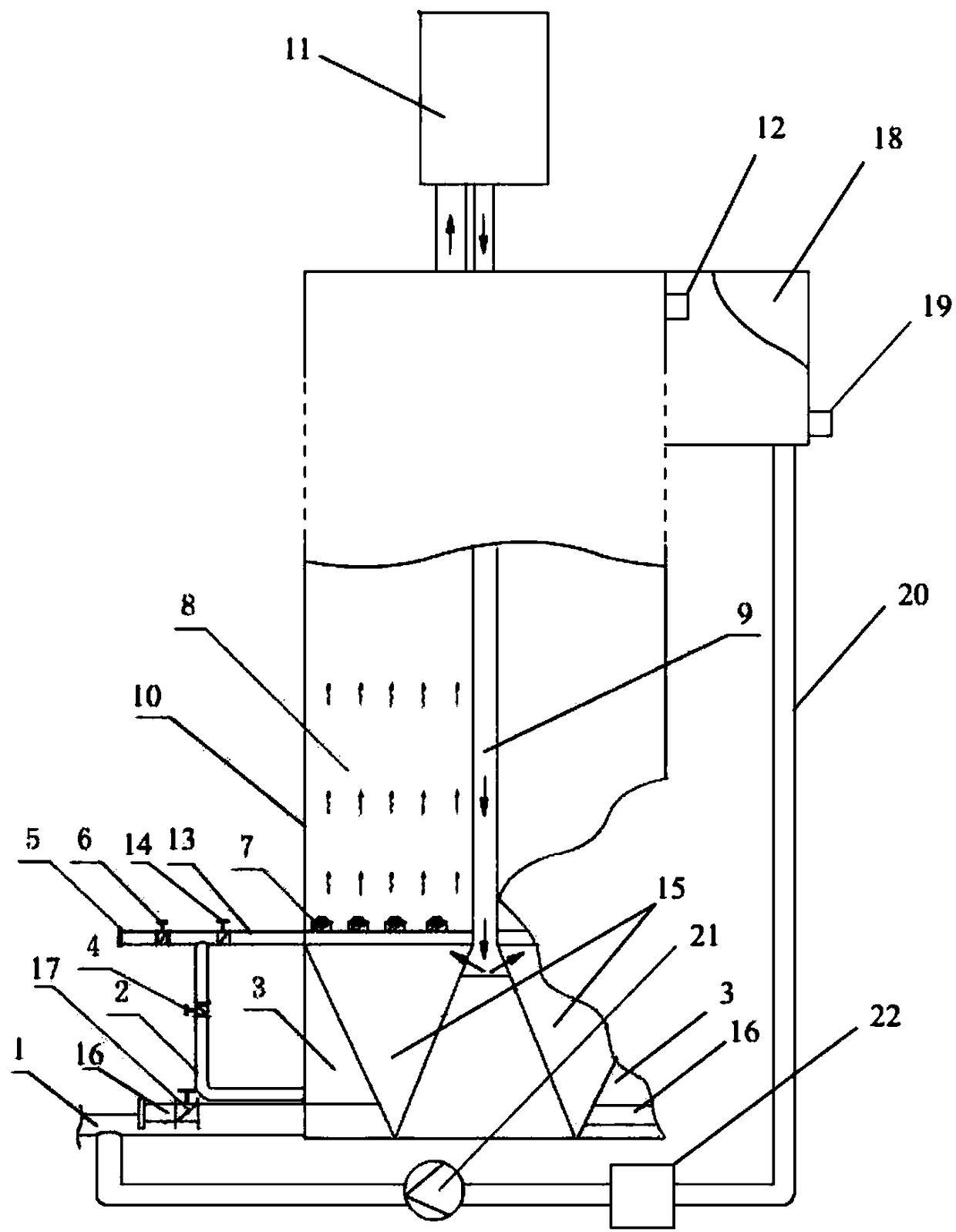 Anaerobic reaction tank