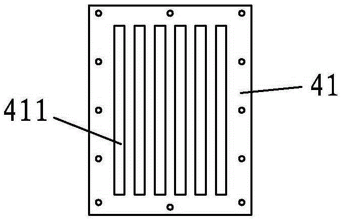 Flocculation concentration device with grille structure bodies and filtrate recycling tank with grille structure bodies