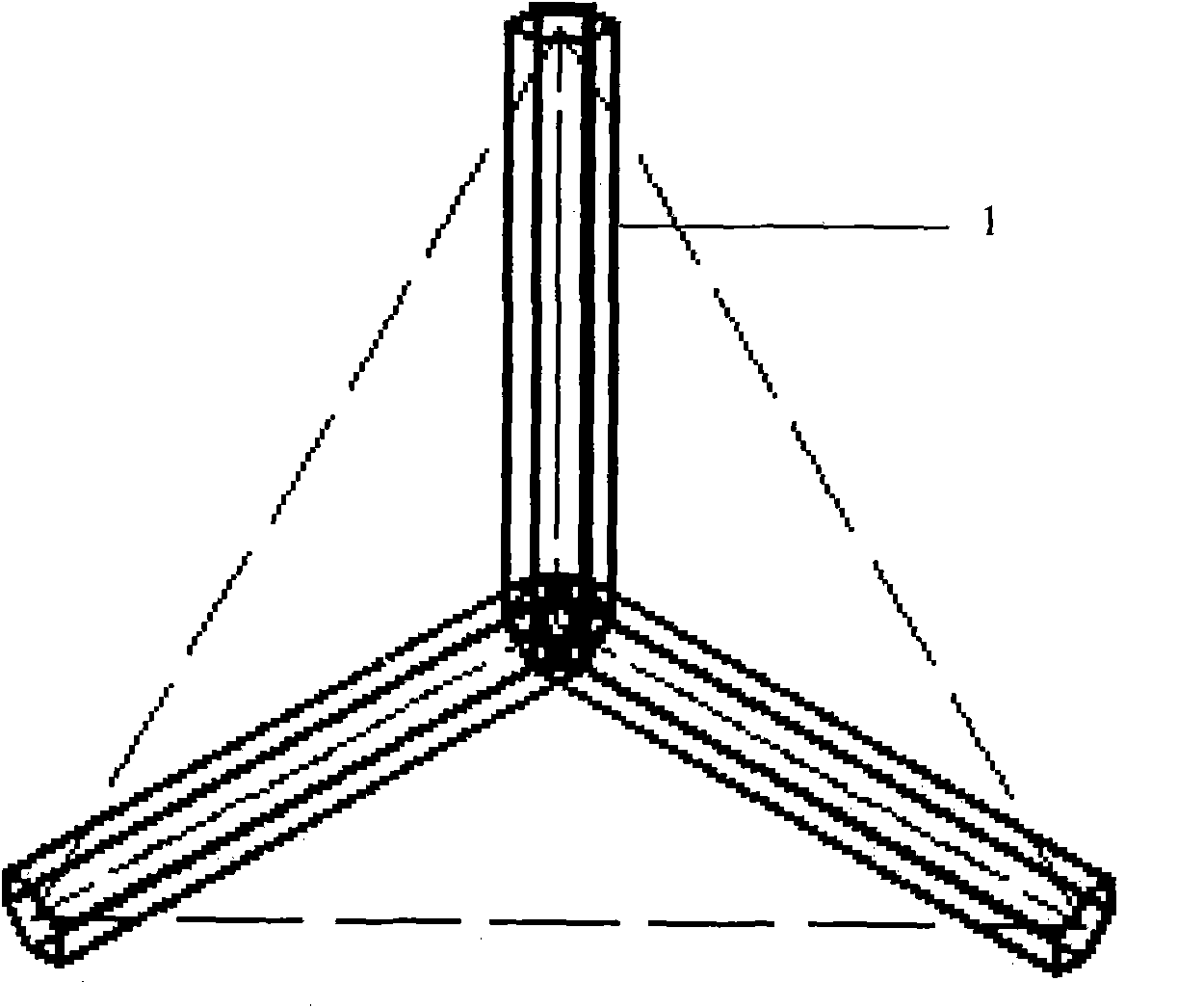 Artificial structure body used for scouring prevention of mud-rock flow and weir dam and application thereof