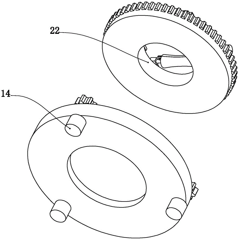 A profile laser cutting feeding mechanism with replaceable profile clamping wheel