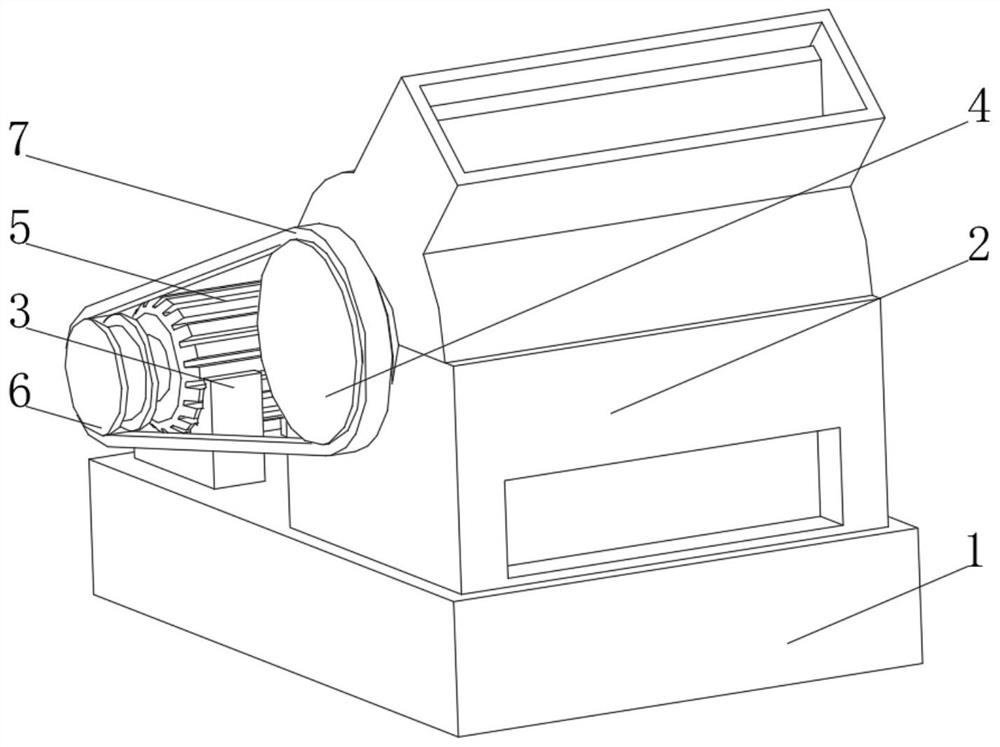 A kind of building concrete crushing and recycling equipment