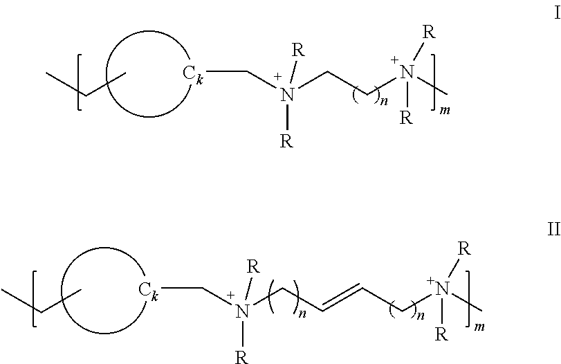 Polymeric quaternium compounds