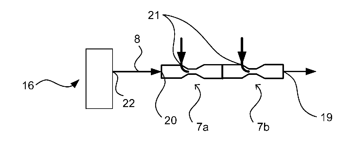 Method and apparatus for separating gaseous component