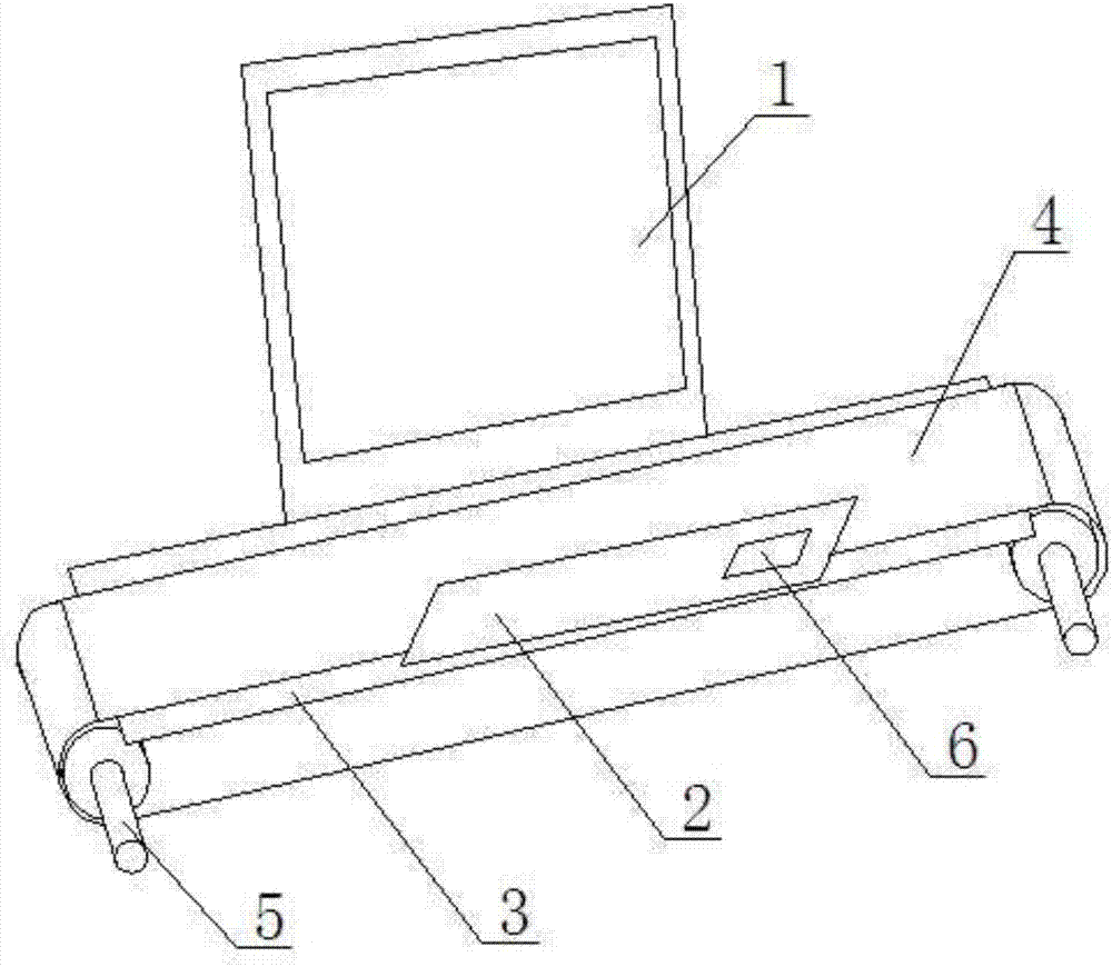 Self-service meal ordering machine structure