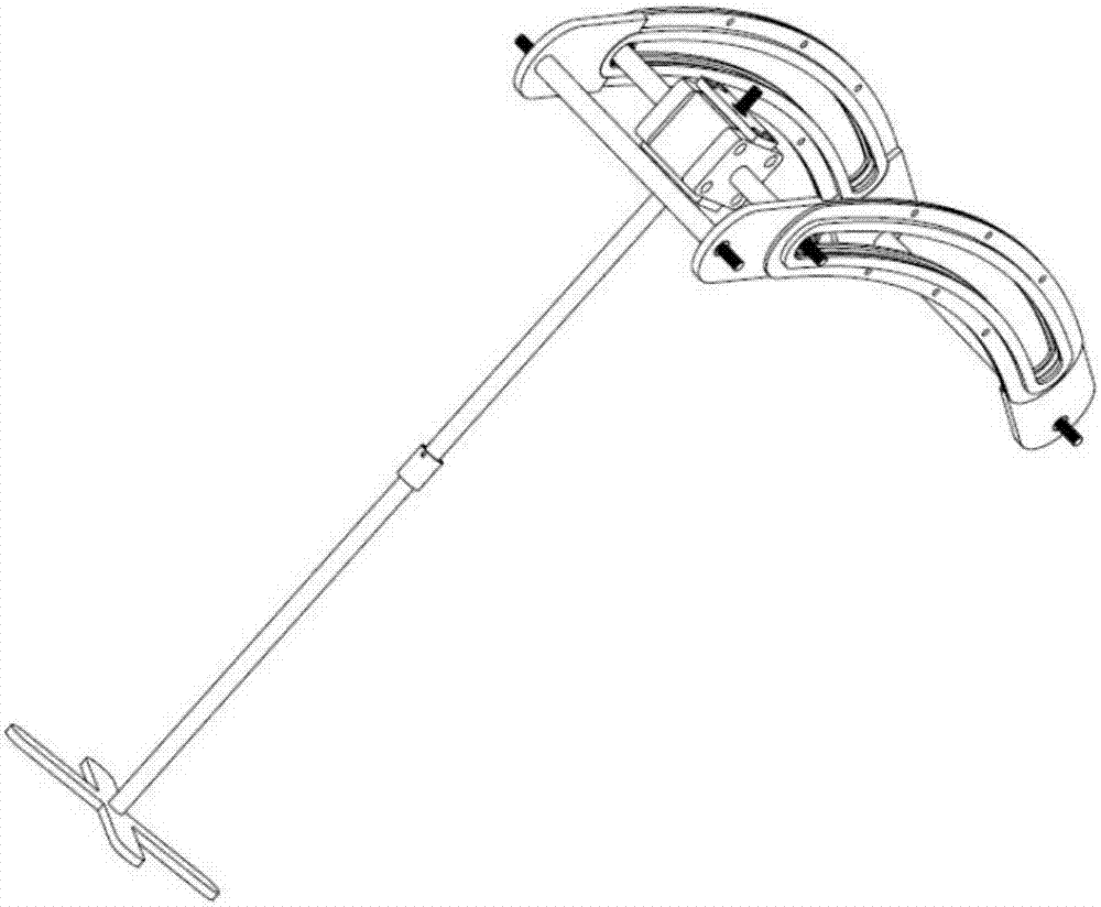 Hanging rack mechanism for flying attitude angle control parameter adjustment of unmanned aerial vehicle