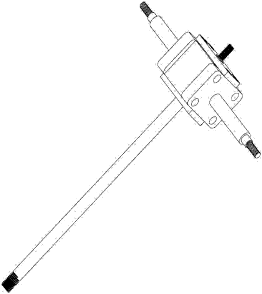 Hanging rack mechanism for flying attitude angle control parameter adjustment of unmanned aerial vehicle