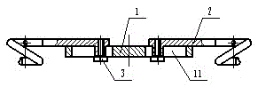 High-voltage cable isolating support