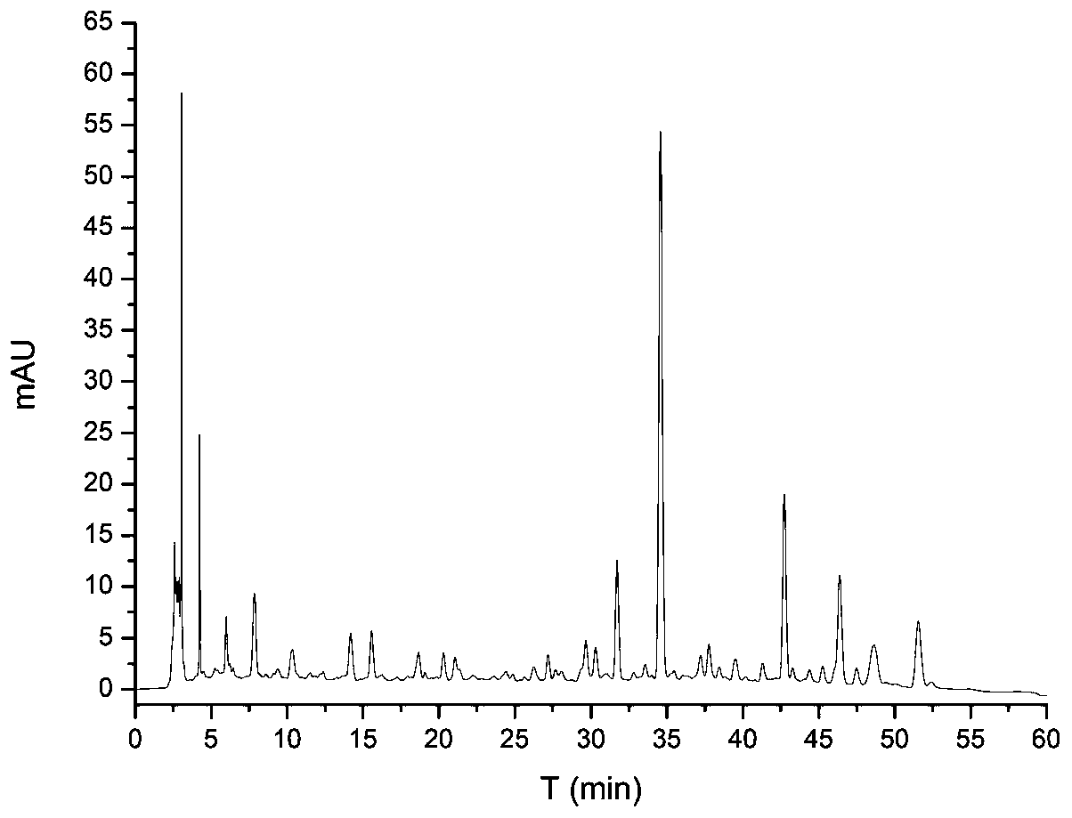 Quality detection method of Shen Kui vein-dredging granules