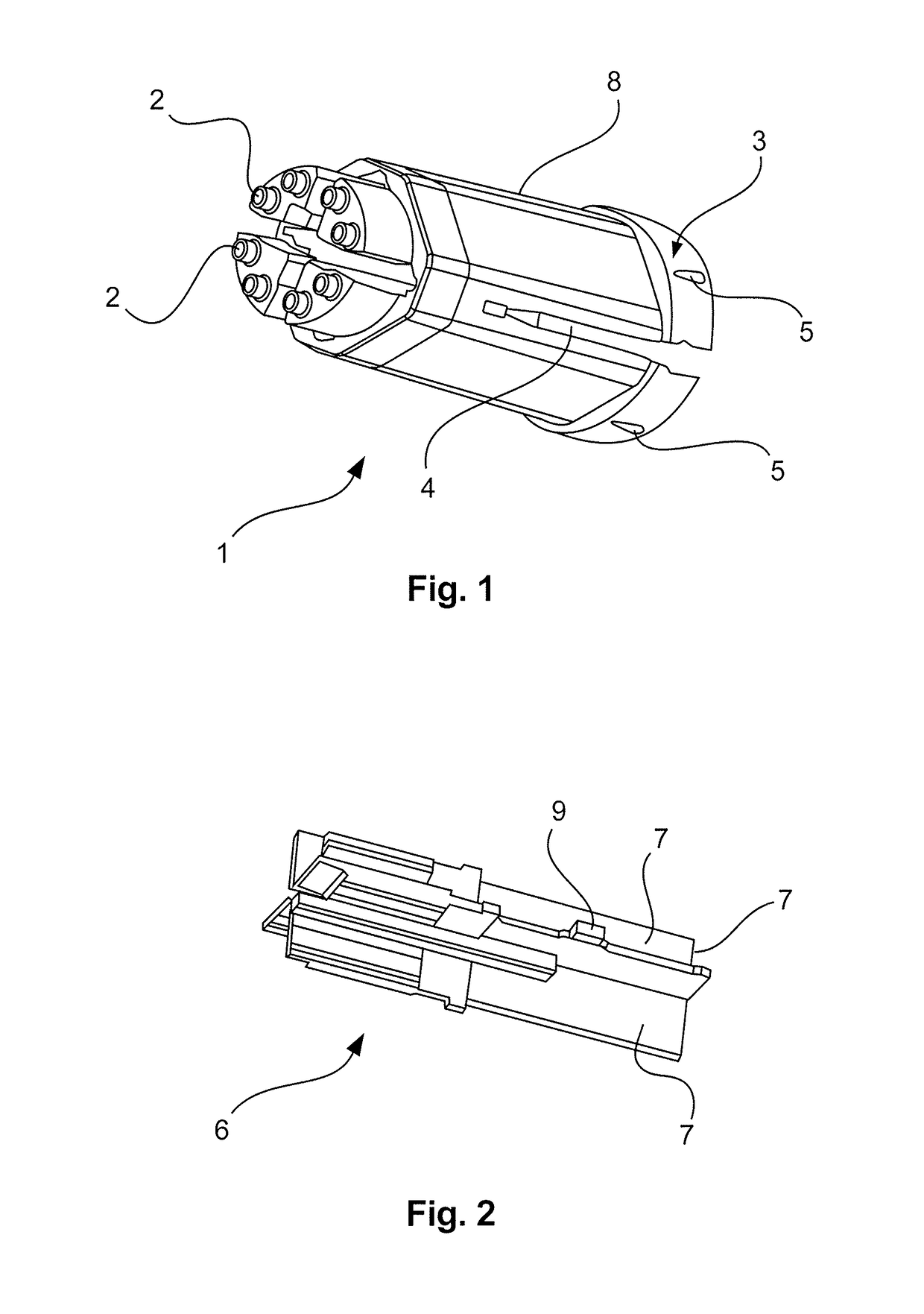 Insulation insert with an integrated shielding element