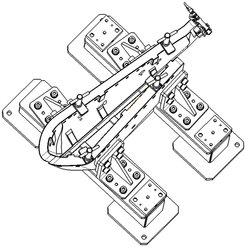 Drilling clamp for special cover body