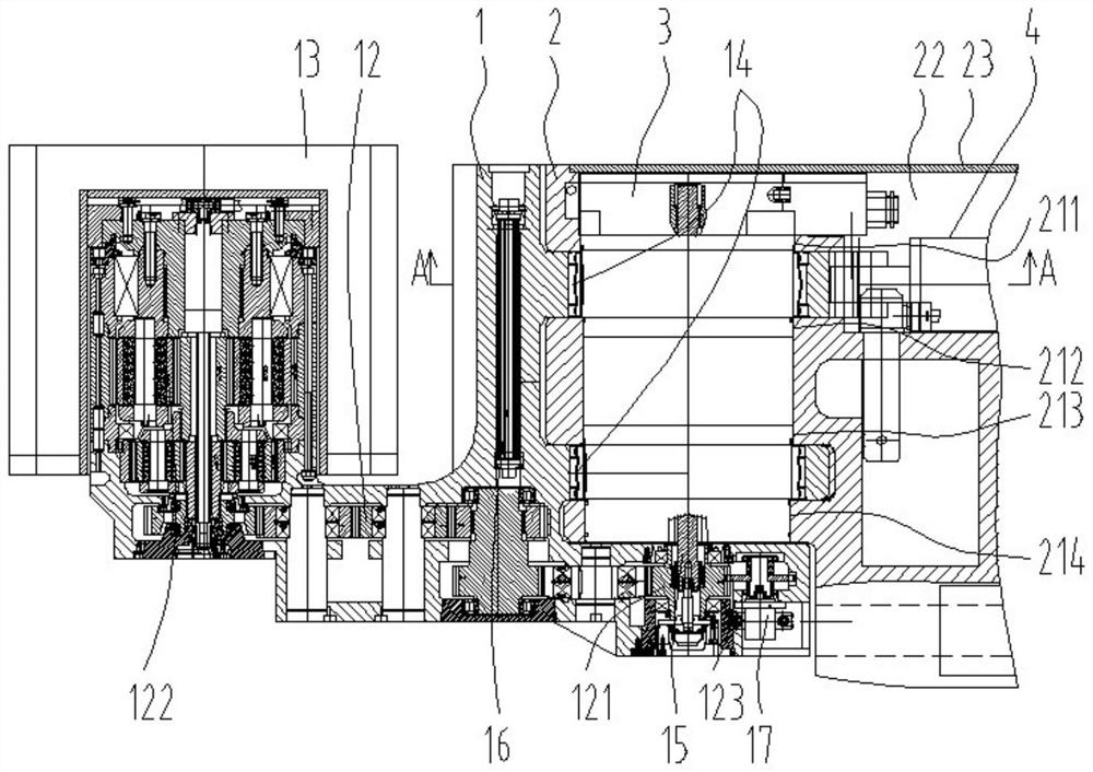 Cutting mechanism of thin seam mining machine