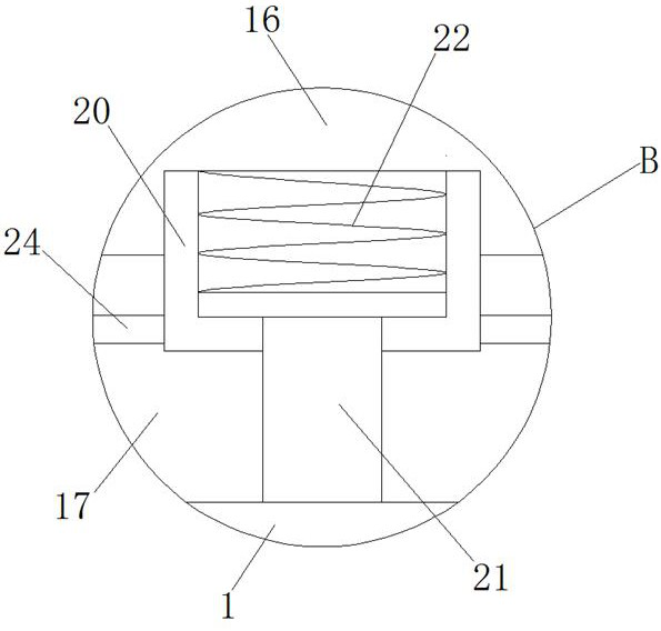 A tamping machine with dust removal effect