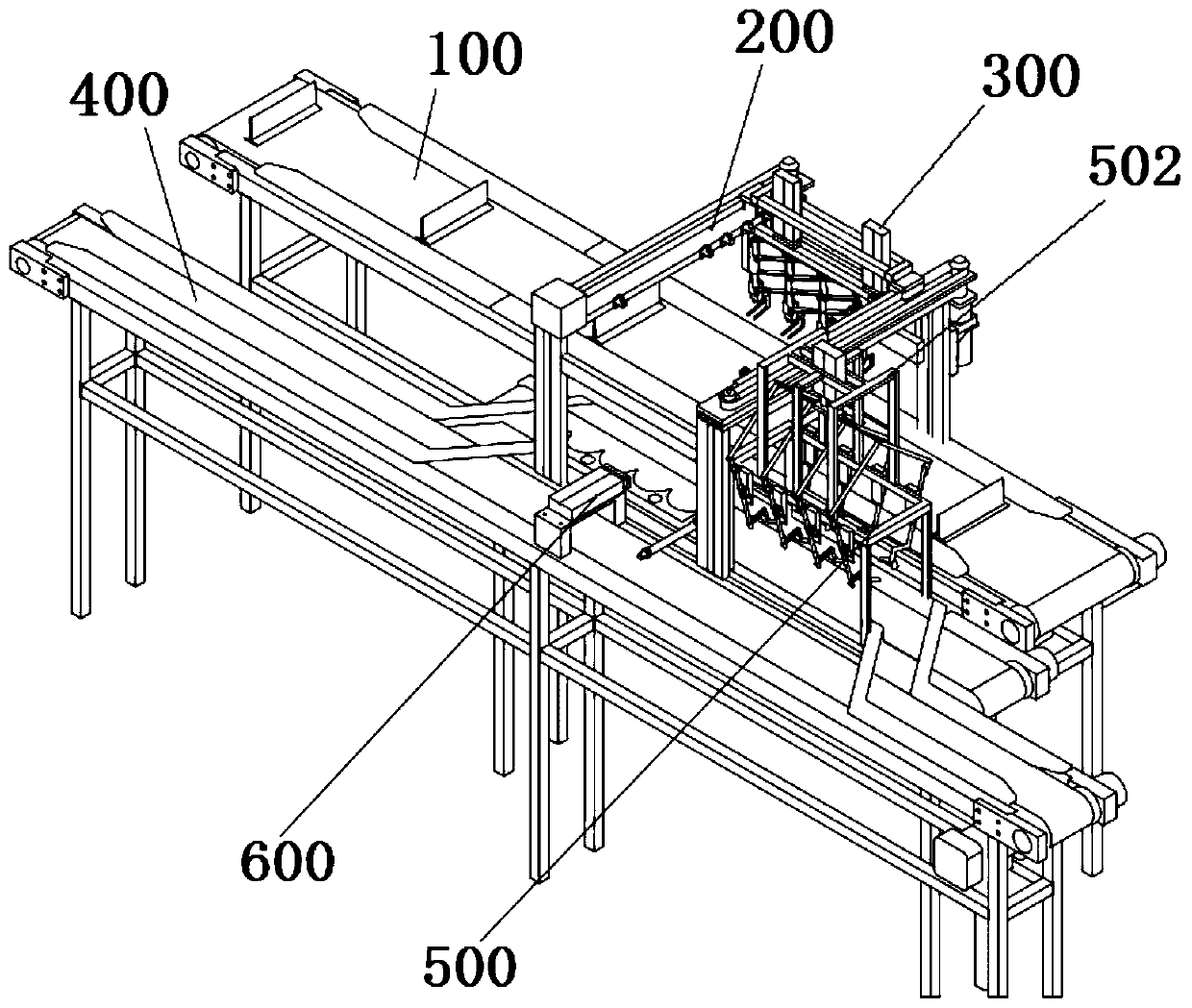 Pot seedling high-speed transplanting soil pressing machine