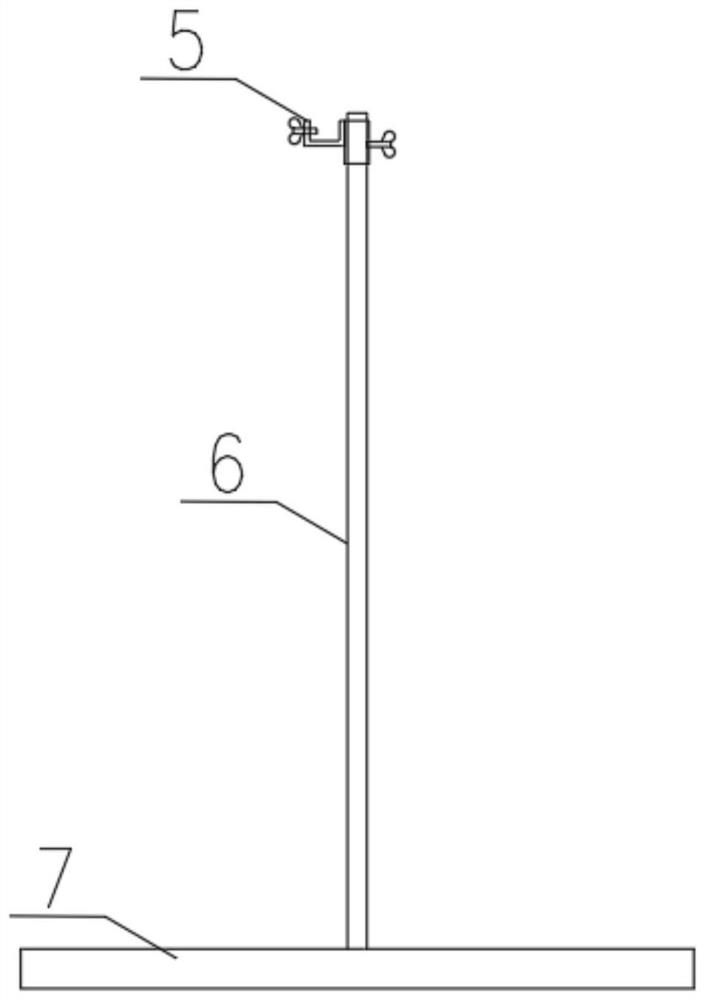 Roll-on roll-off ship fixed ramp type value measuring tool