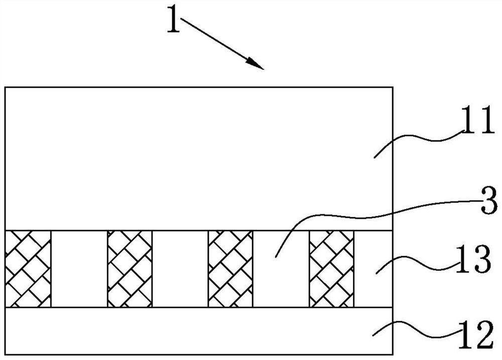 Fabric with segmentation effect, vamp and manufacturing method of fabric