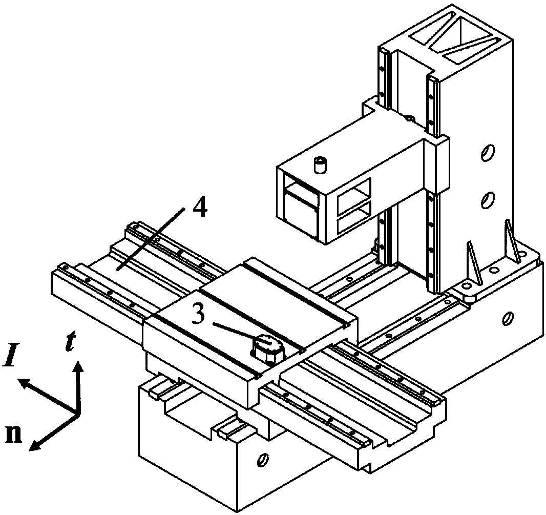 Numerical-control machine-tool rectilinear motion shaft geometry precision rapid detection method