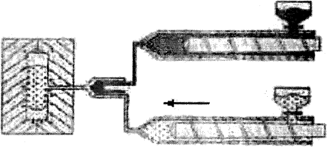 Preparation method of covered metal spare parts