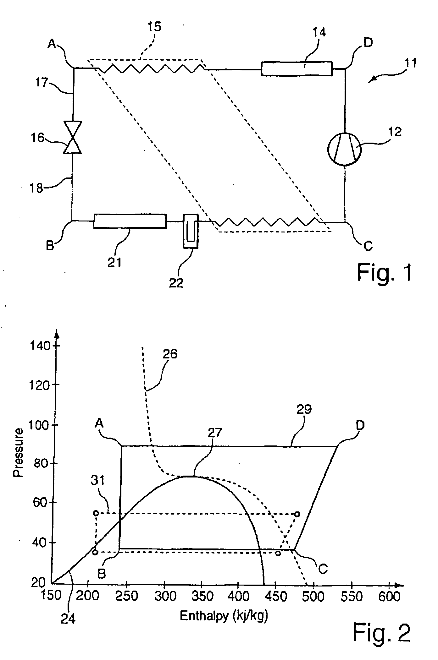 Expansion valve and method for its control