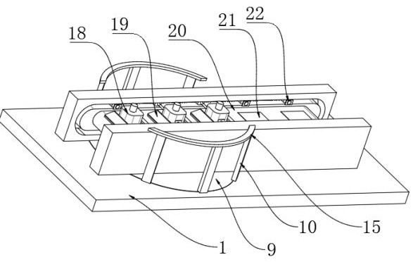 Traction device convenient to lock for motor test