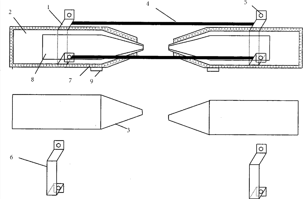 Multifilament tensile test sample preparation apparatus