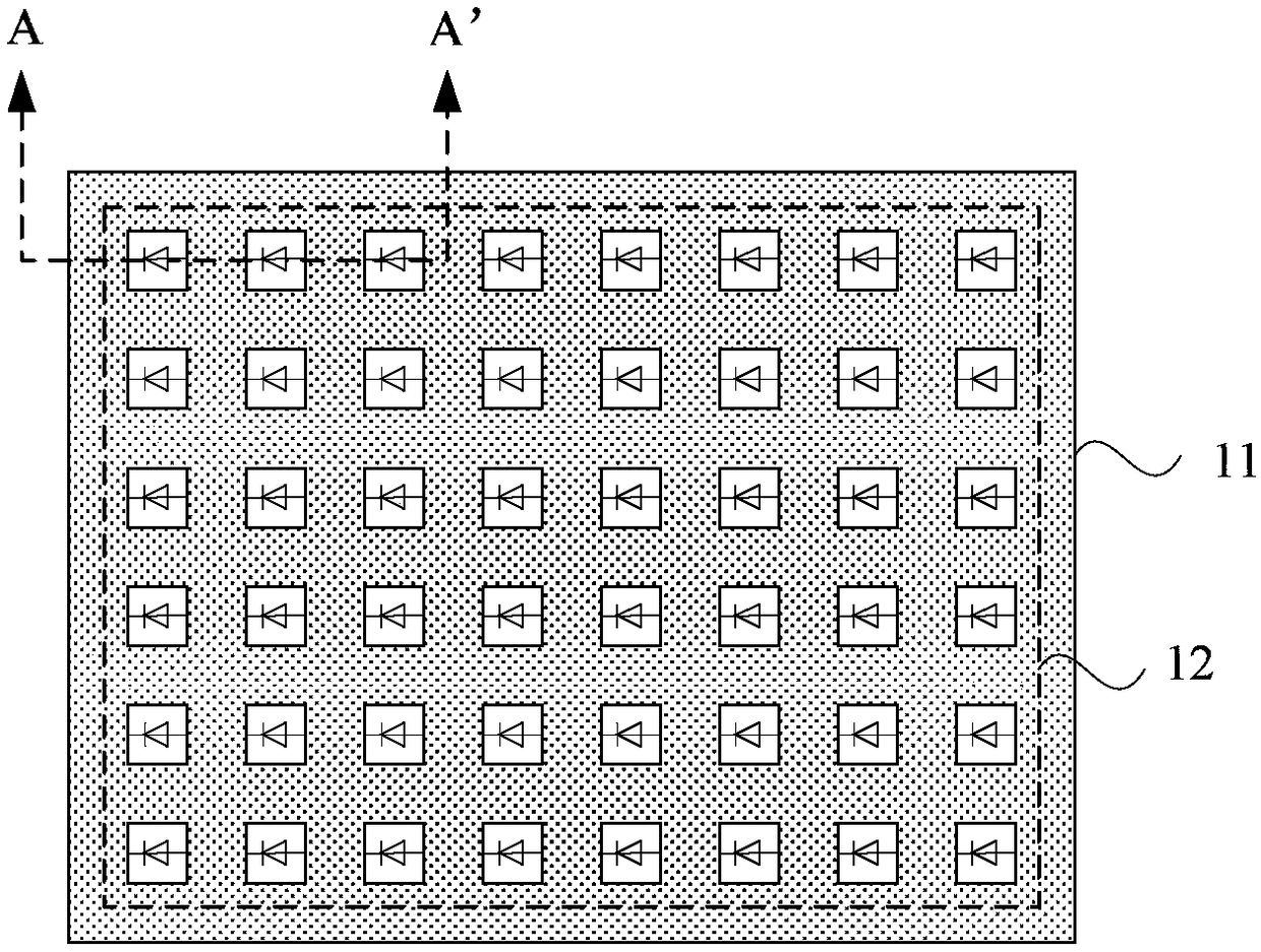 Micro LED display panel and micro LED display device