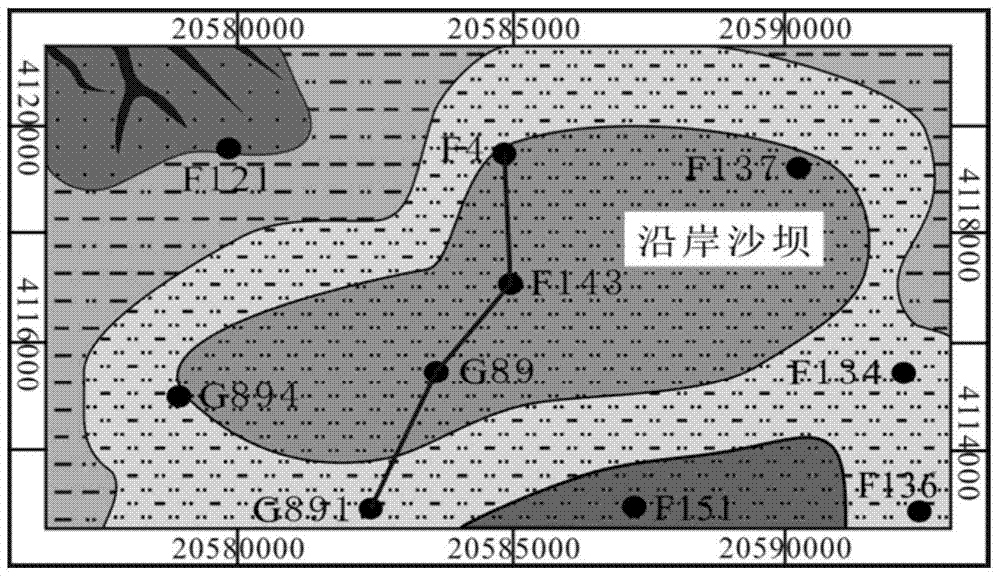 A method and device for measuring the original thickness of coastal sandbars in ancient lakes