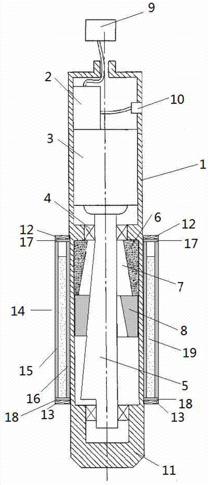 Concrete vibrating rod