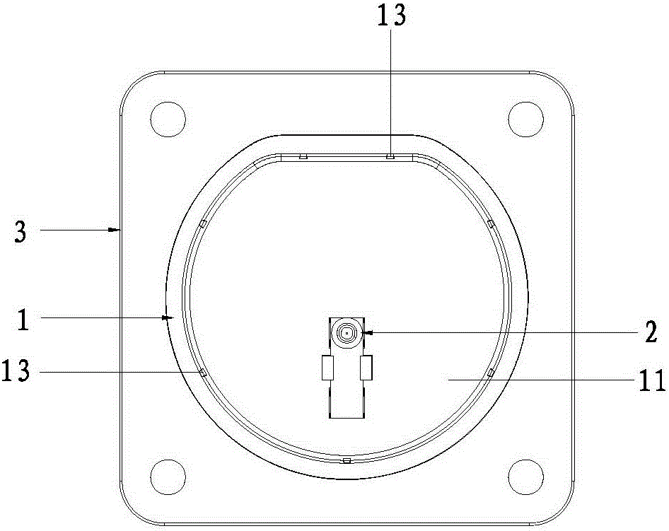 Return confirming gun hanging socket of direct current charging gun