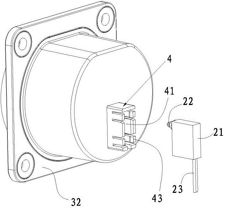 Return confirming gun hanging socket of direct current charging gun