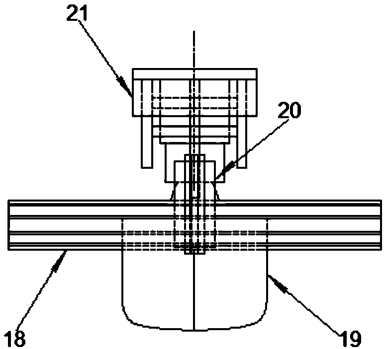 A kind of towing device for ship model test in ice area