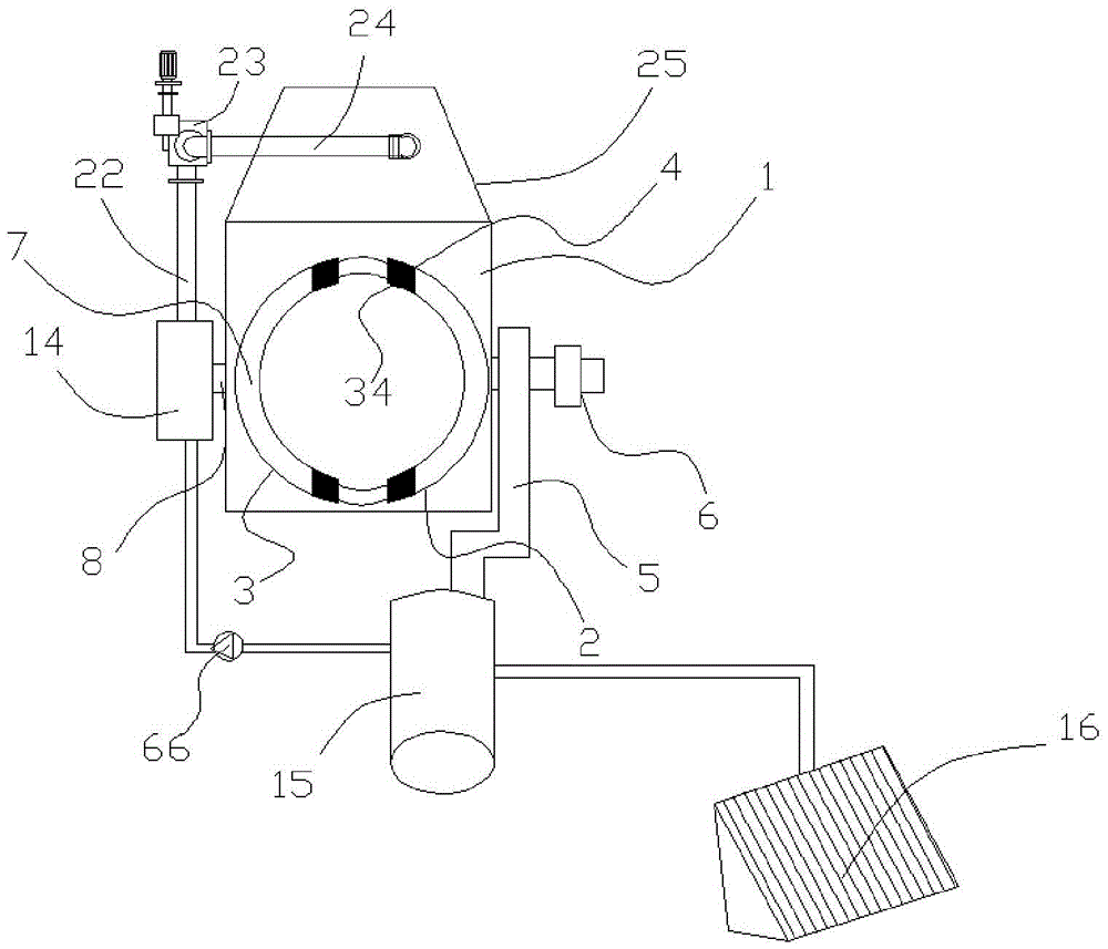 Drying room device capable of preventing fading of dyed fabrics for rotary screen printing machine